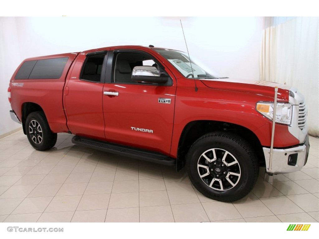 Barcelona Red Metallic 2015 Toyota Tundra Limited Double Cab 4x4 Exterior Photo #103765982