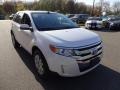 2012 White Platinum Metallic Tri-Coat Ford Edge SEL AWD  photo #1