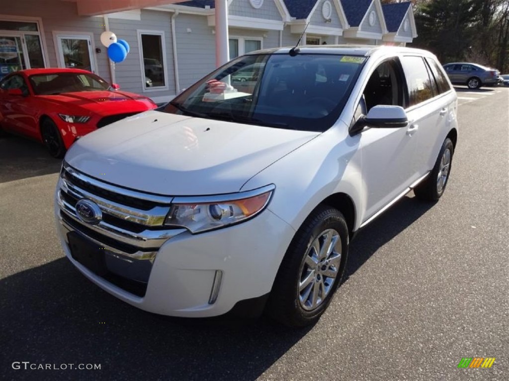 2012 Edge SEL AWD - White Platinum Metallic Tri-Coat / Charcoal Black photo #3