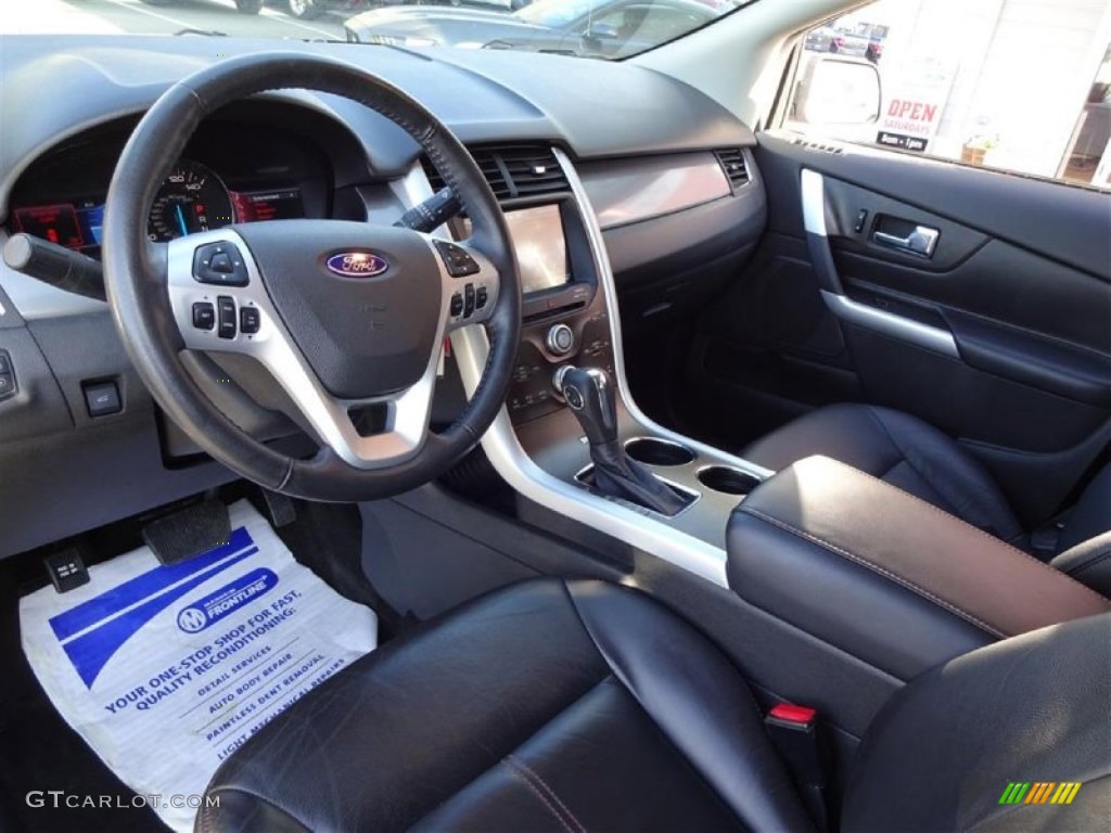 2012 Edge SEL AWD - White Platinum Metallic Tri-Coat / Charcoal Black photo #10