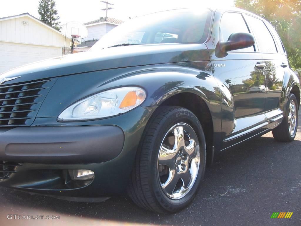 2001 PT Cruiser Limited - Shale Green Metallic / Taupe photo #8