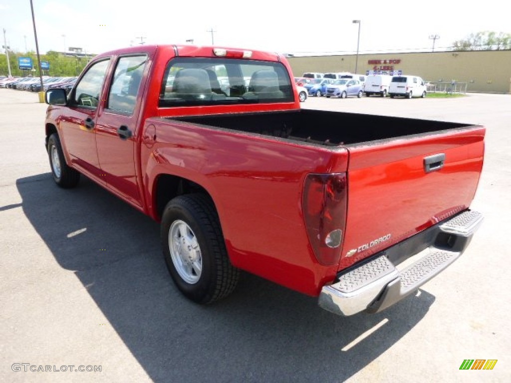 2006 Colorado LT Crew Cab - Victory Red / Very Dark Pewter photo #2