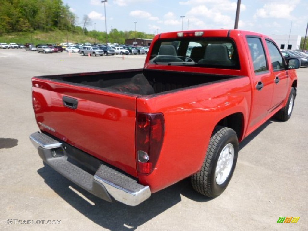 2006 Colorado LT Crew Cab - Victory Red / Very Dark Pewter photo #4