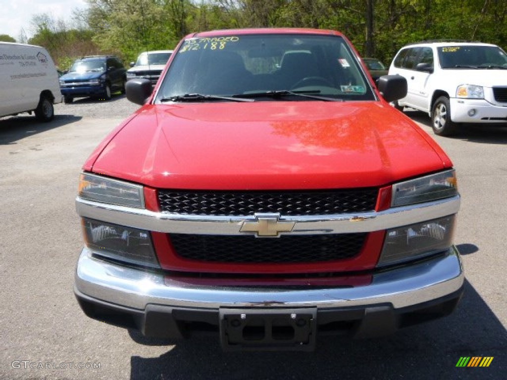 2006 Colorado LT Crew Cab - Victory Red / Very Dark Pewter photo #6