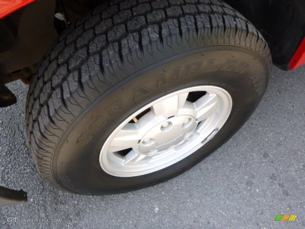 2006 Colorado LT Crew Cab - Victory Red / Very Dark Pewter photo #7