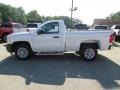 Summit White - Silverado 1500 Work Truck Regular Cab Photo No. 4