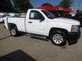 Summit White - Silverado 1500 Work Truck Regular Cab Photo No. 7