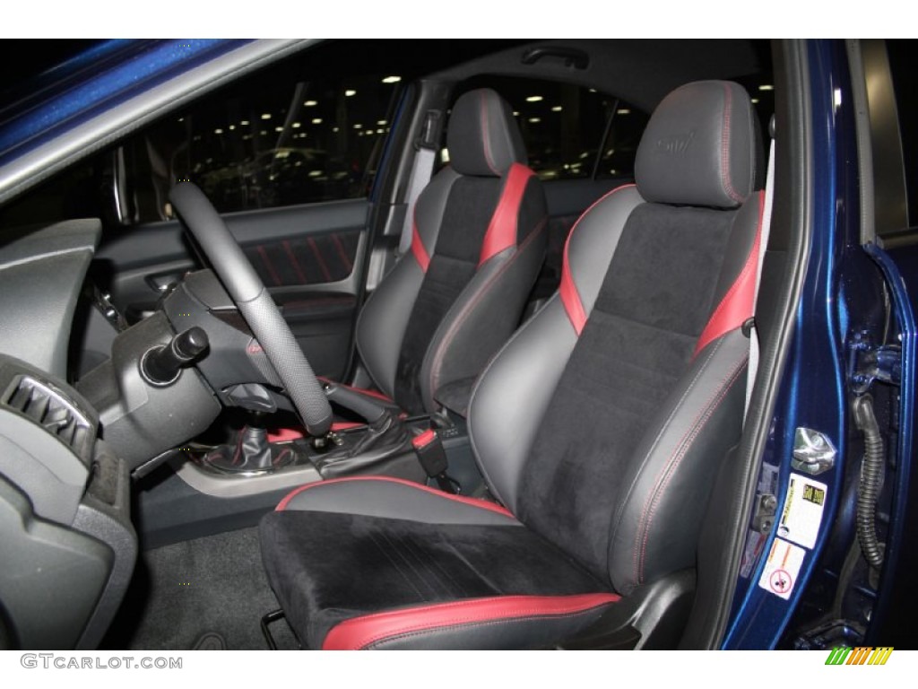 Carbon Black Interior 2015 Subaru WRX STI Photo #103769855