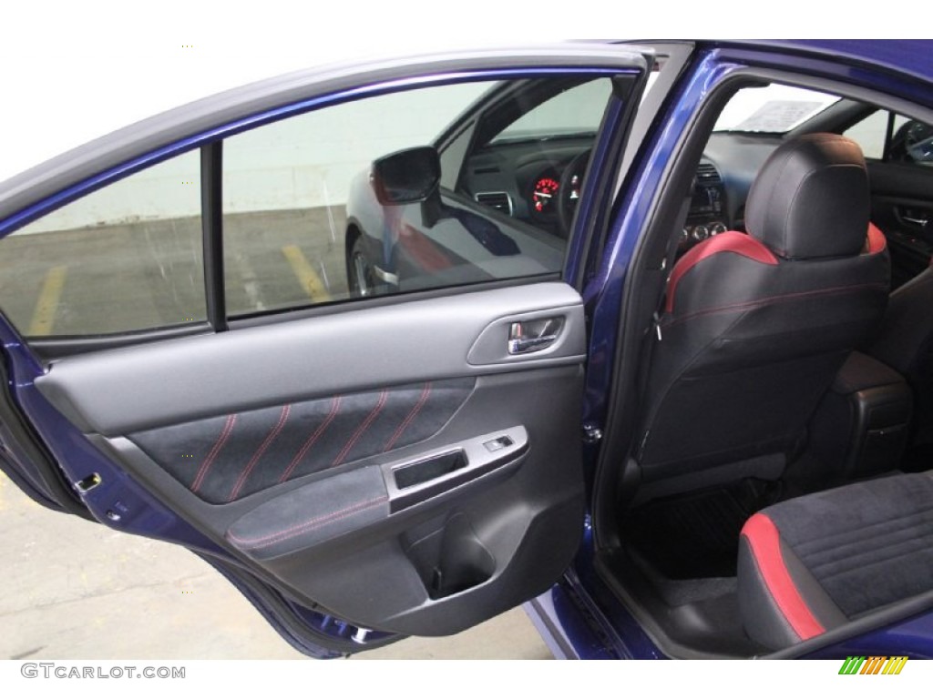 2015 Subaru WRX STI Carbon Black Door Panel Photo #103769897