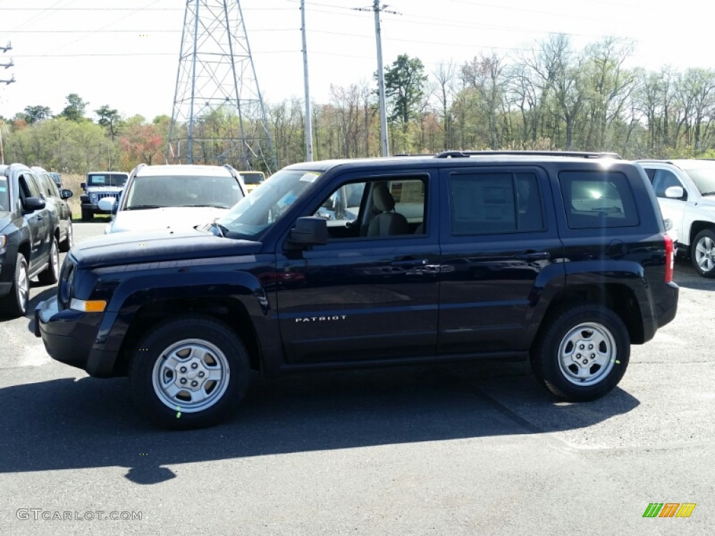 2015 Patriot Sport 4x4 - True Blue Pearl / Dark Slate Gray/Light Pebble Beige photo #3