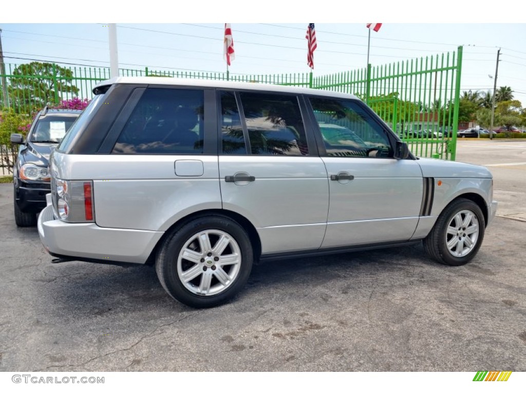2004 Range Rover HSE - Zambezi Silver Metallic / Parchment/Navy photo #7