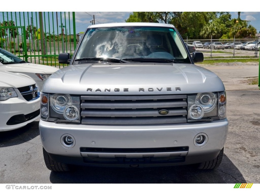 2004 Range Rover HSE - Zambezi Silver Metallic / Parchment/Navy photo #38