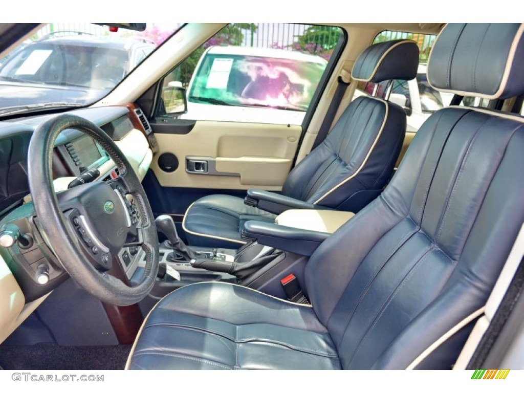 2004 Range Rover HSE - Zambezi Silver Metallic / Parchment/Navy photo #49