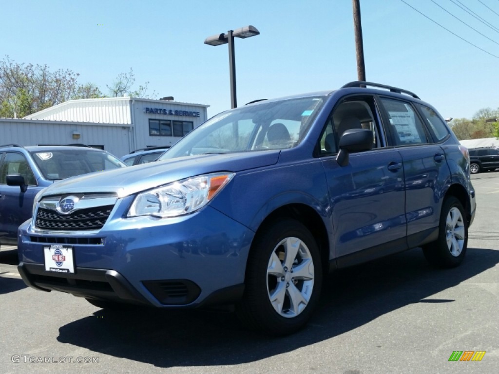 2015 Forester 2.5i - Quartz Blue Pearl / Gray photo #1