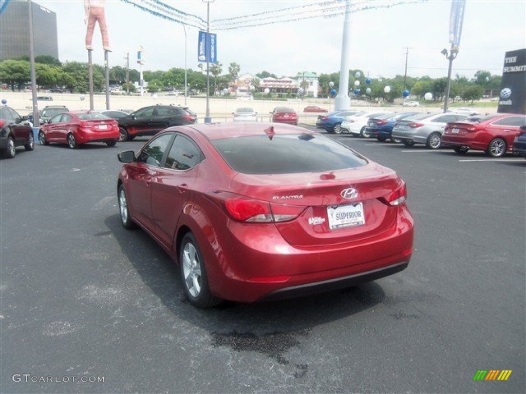 2016 Elantra Value Edition - Red / Beige photo #6