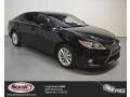 2013 Obsidian Black Lexus ES 300h Hybrid  photo #1