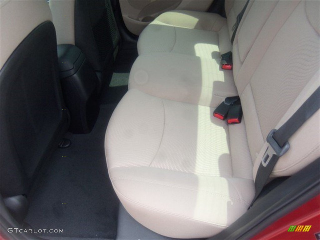 2016 Elantra Value Edition - Red / Beige photo #12