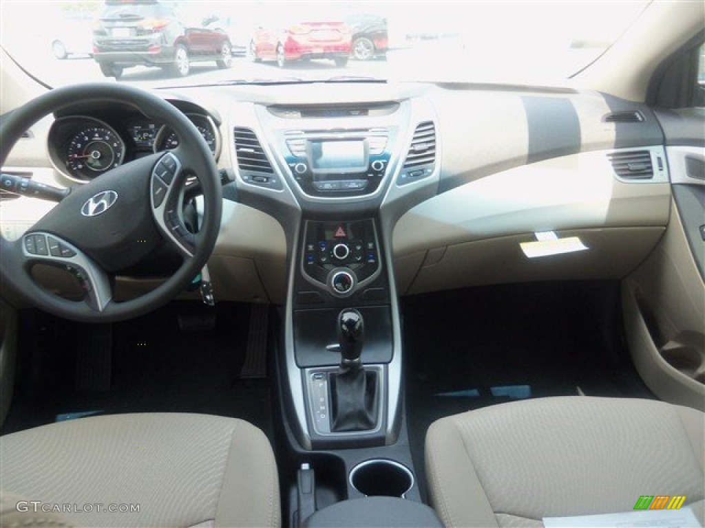 2016 Elantra SE - Phantom Black / Beige photo #13