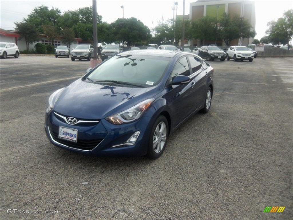 2016 Elantra Value Edition - Blue / Beige photo #3