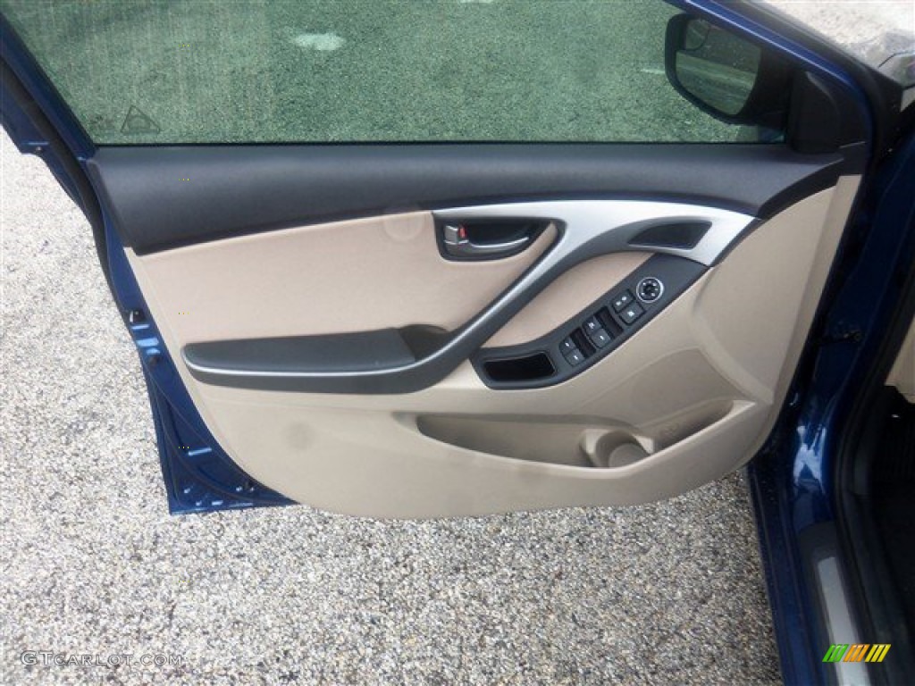2016 Elantra Value Edition - Blue / Beige photo #15