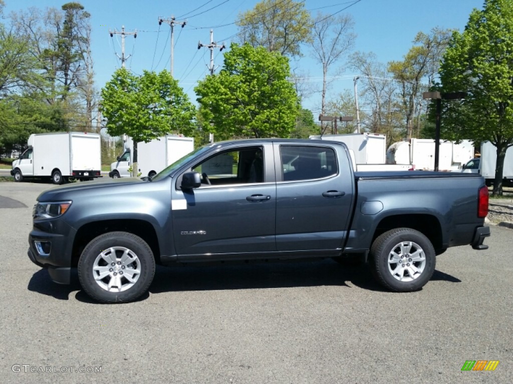 Cyber Gray Metallic 2015 Chevrolet Colorado LT Extended Cab Exterior Photo #103776776