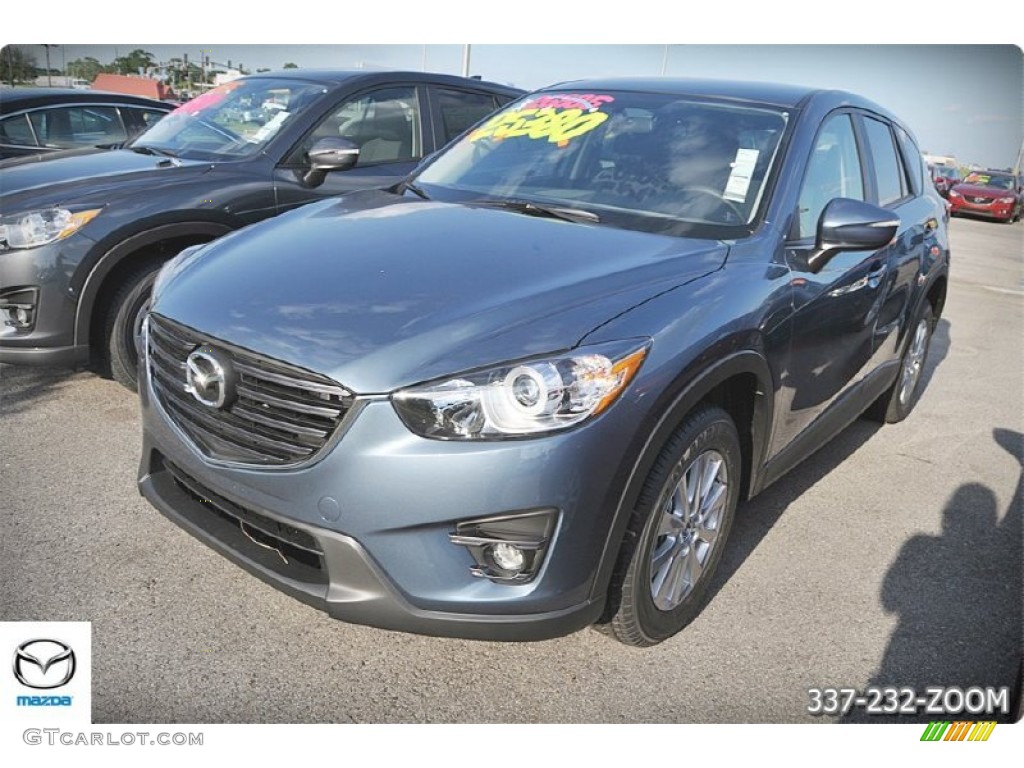 2016 CX-5 Touring - Blue Reflex Mica / Black photo #1