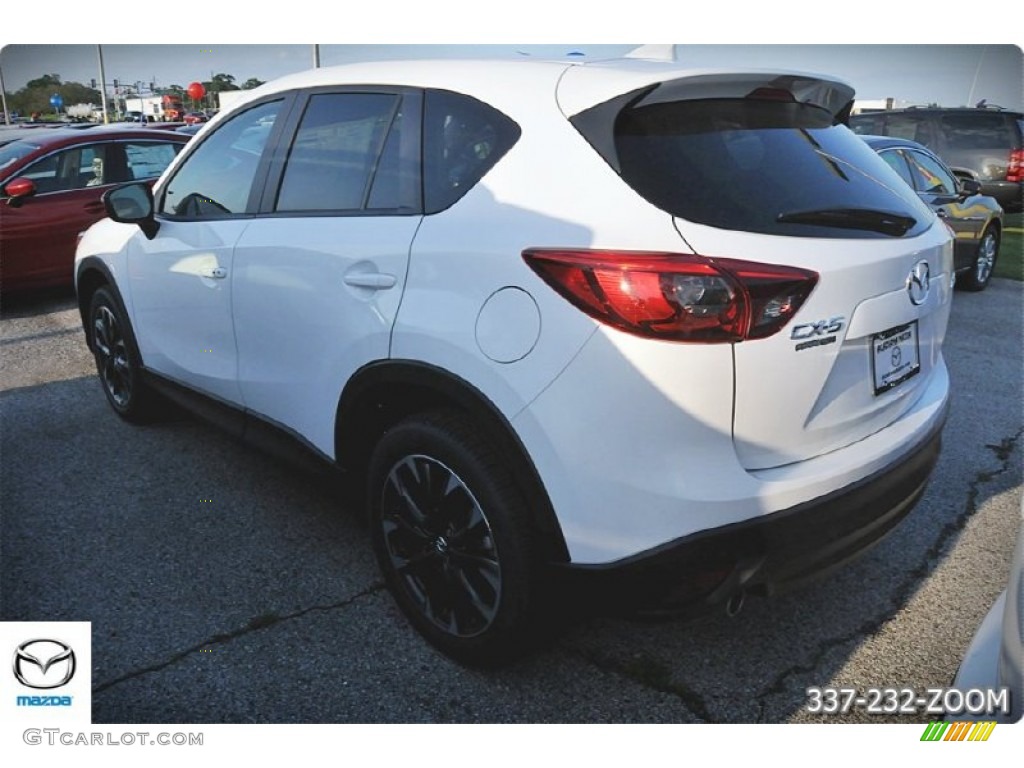 2016 CX-5 Grand Touring - Crystal White Pearl Mica / Parchment photo #5