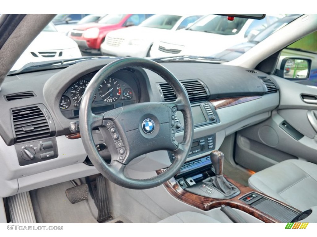 Grey Interior 2005 BMW X5 4.4i Photo #103777428