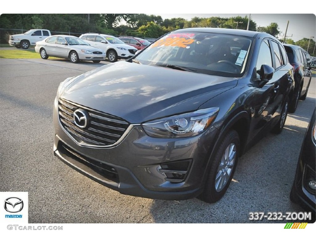 2016 CX-5 Touring - Meteor Gray Mica / Black photo #1