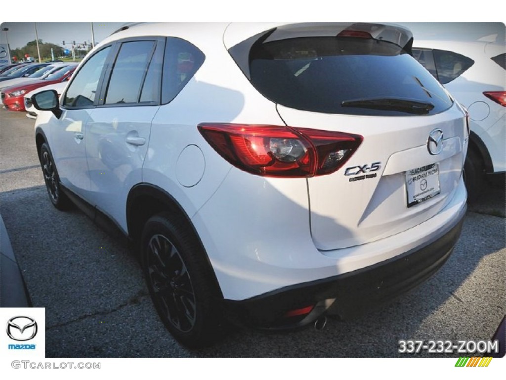 2016 CX-5 Grand Touring - Crystal White Pearl Mica / Parchment photo #5