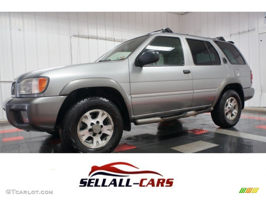 2001 Pathfinder SE 4x4 - Sierra Silver Metallic / Charcoal photo #1