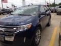 2012 Dark Blue Pearl Metallic Ford Edge Limited  photo #2