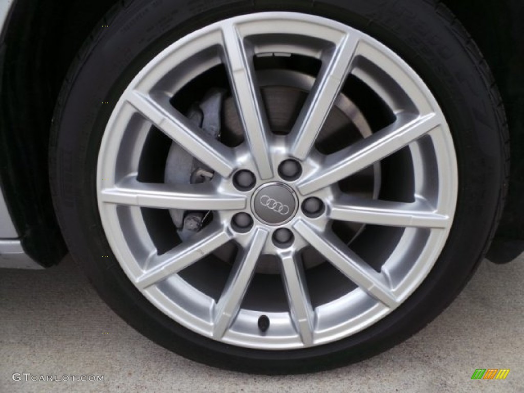 2015 A4 2.0T Premium - Florett Silver Metallic / Black photo #9