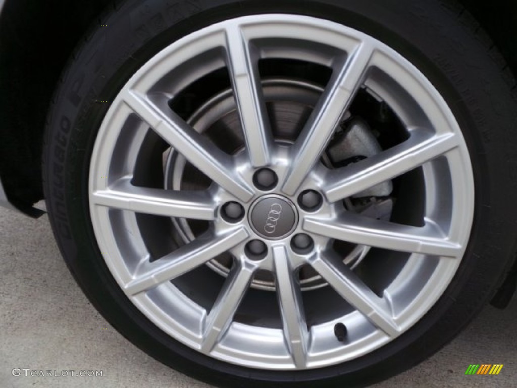 2015 A4 2.0T Premium - Florett Silver Metallic / Black photo #10