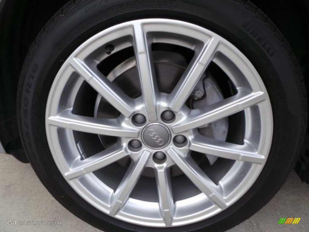 2015 A4 2.0T Premium - Florett Silver Metallic / Black photo #12