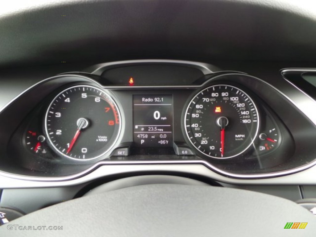 2015 A4 2.0T Premium - Florett Silver Metallic / Black photo #40