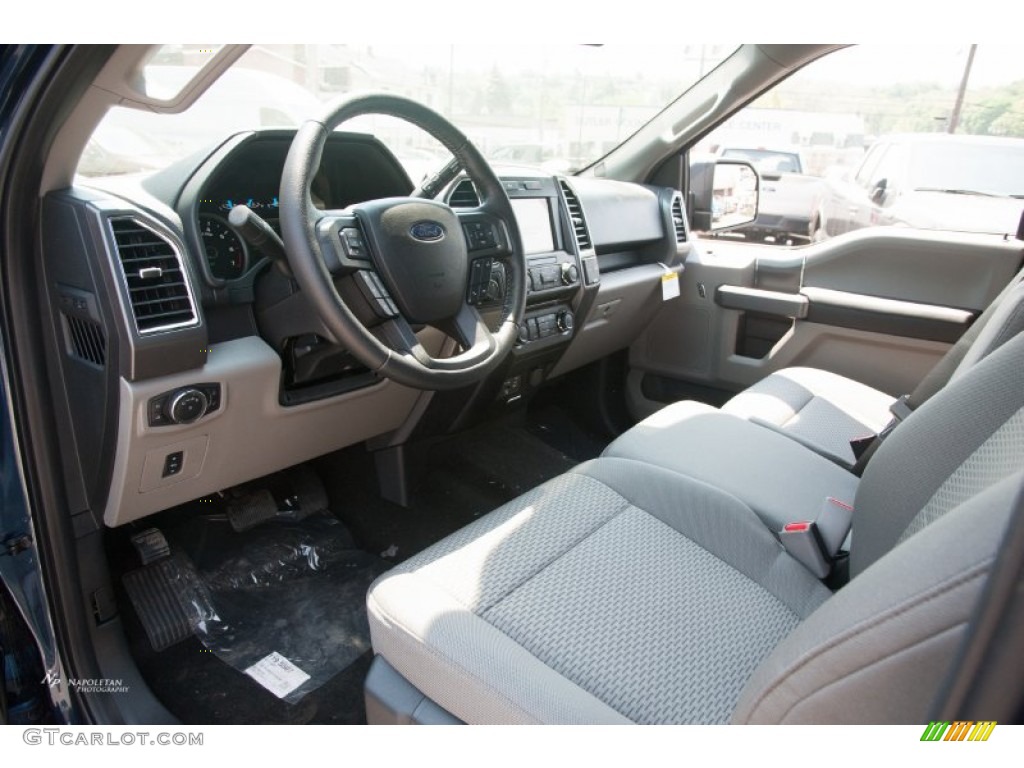 2015 F150 XLT SuperCrew 4x4 - Blue Jeans Metallic / Medium Earth Gray photo #8