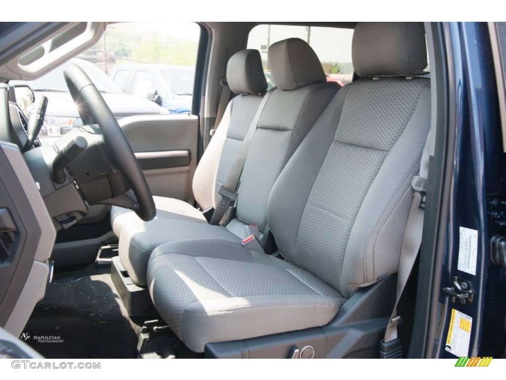 2015 F150 XLT SuperCrew 4x4 - Blue Jeans Metallic / Medium Earth Gray photo #9