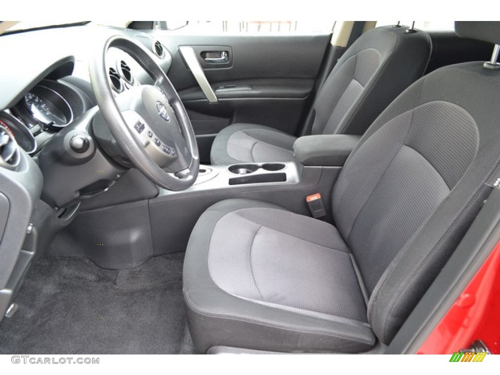 2011 Rogue SV AWD - Cayenne Red / Black photo #10