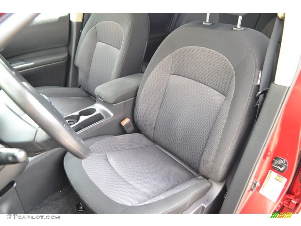 2011 Rogue SV AWD - Cayenne Red / Black photo #11