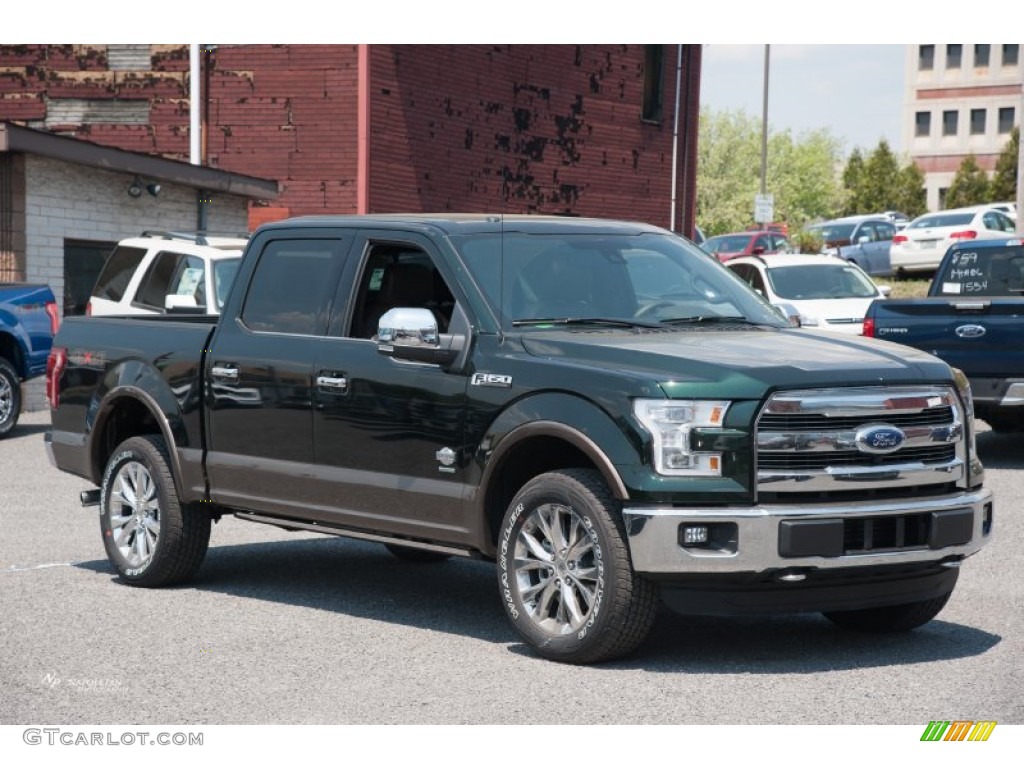 2015 Green Gem Metallic Ford F150 King Ranch Supercrew 4x4