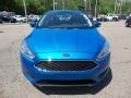 2015 Blue Candy Metallic Ford Focus SE Hatchback  photo #8