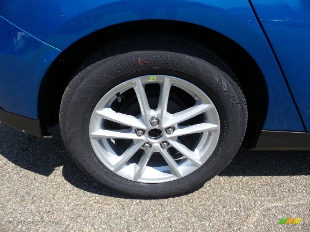 2015 Focus SE Hatchback - Blue Candy Metallic / Charcoal Black photo #10