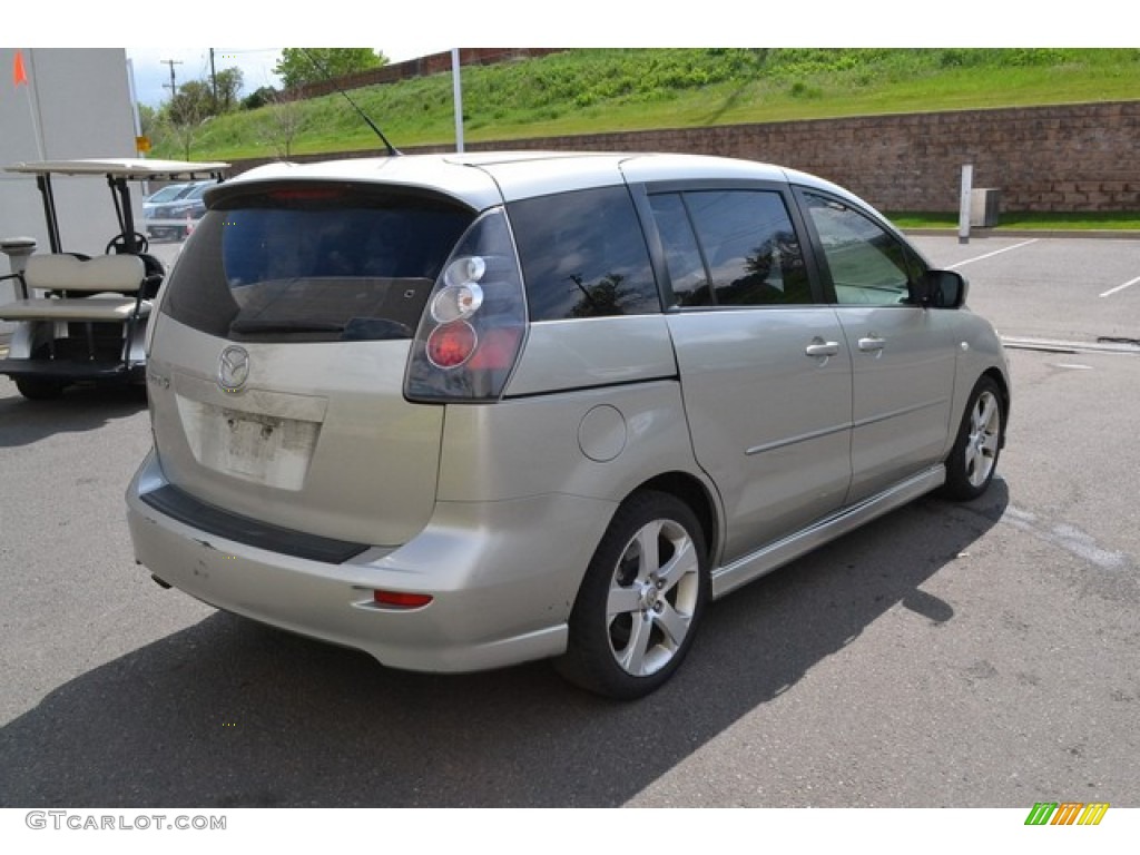 2007 MAZDA5 Grand Touring - True Silver Metallic / Espresso Brown photo #2