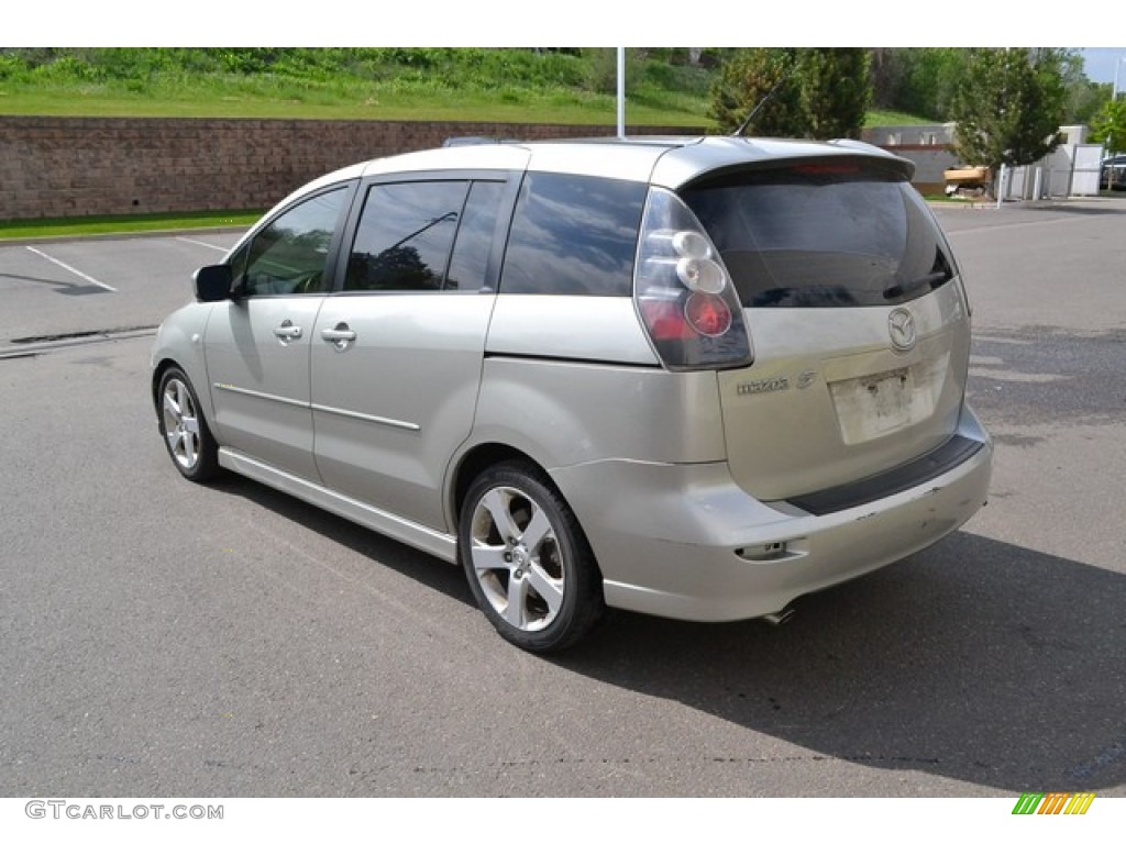 2007 MAZDA5 Grand Touring - True Silver Metallic / Espresso Brown photo #3