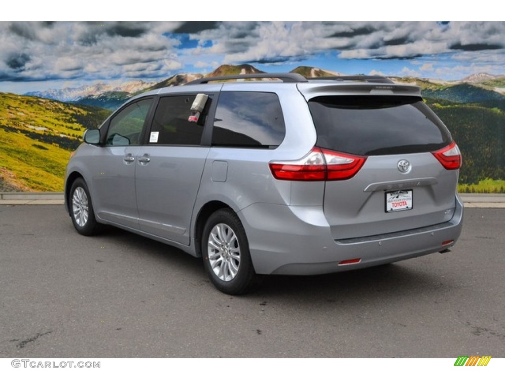 2015 Sienna XLE - Silver Sky Metallic / Ash photo #3