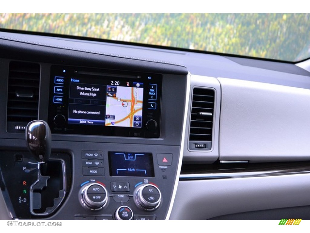 2015 Sienna XLE - Silver Sky Metallic / Ash photo #6