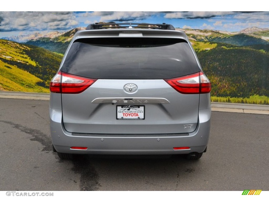 2015 Sienna Limited AWD - Silver Sky Metallic / Ash photo #4