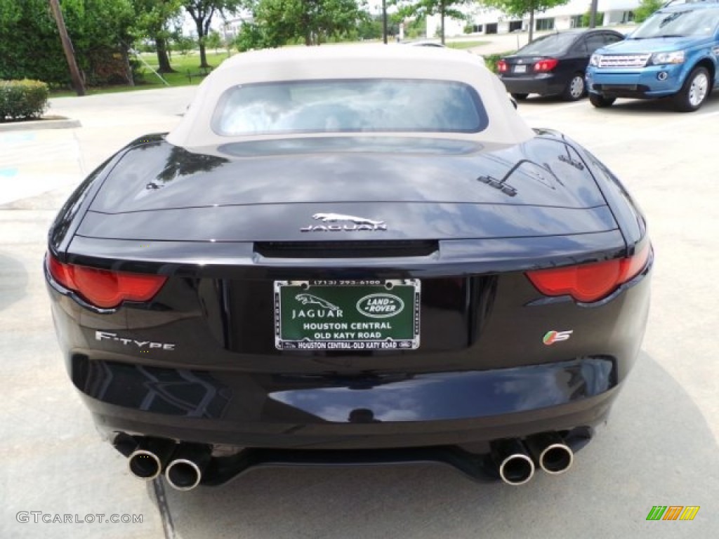 2014 F-TYPE V8 S - Ultimate Black Metallic / Camel photo #7