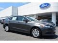 Magnetic Metallic 2016 Ford Fusion S Exterior